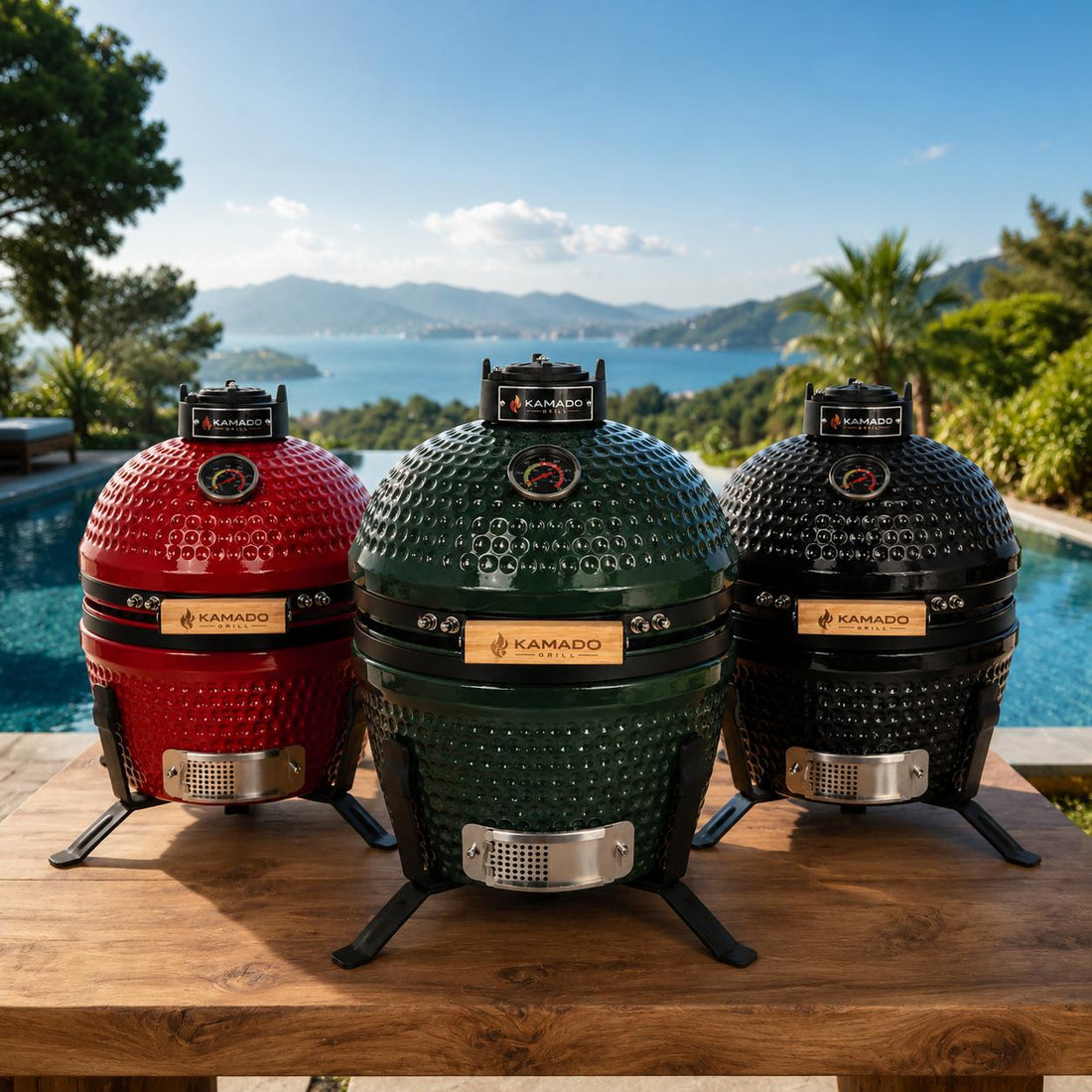 CHURRASQUEIRAS KAMADO GRILL PORTÁTEIS