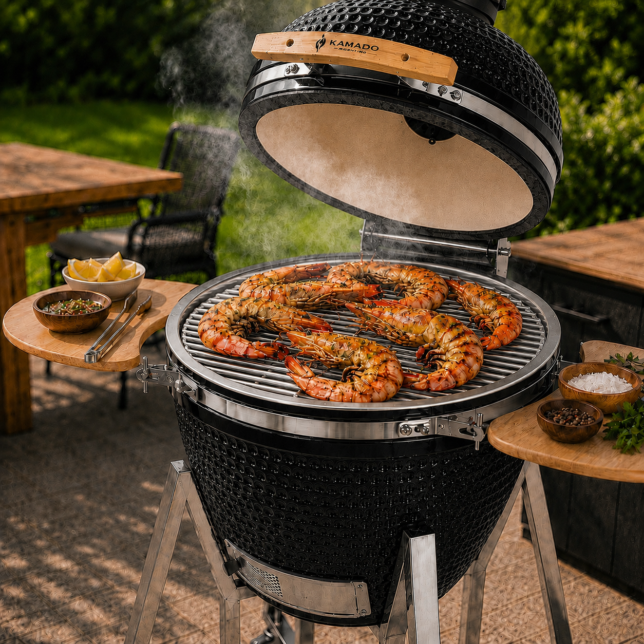 Churrasqueira Kamado Grande 21 polegadas - Frete Grátis* - Pronta Entrega