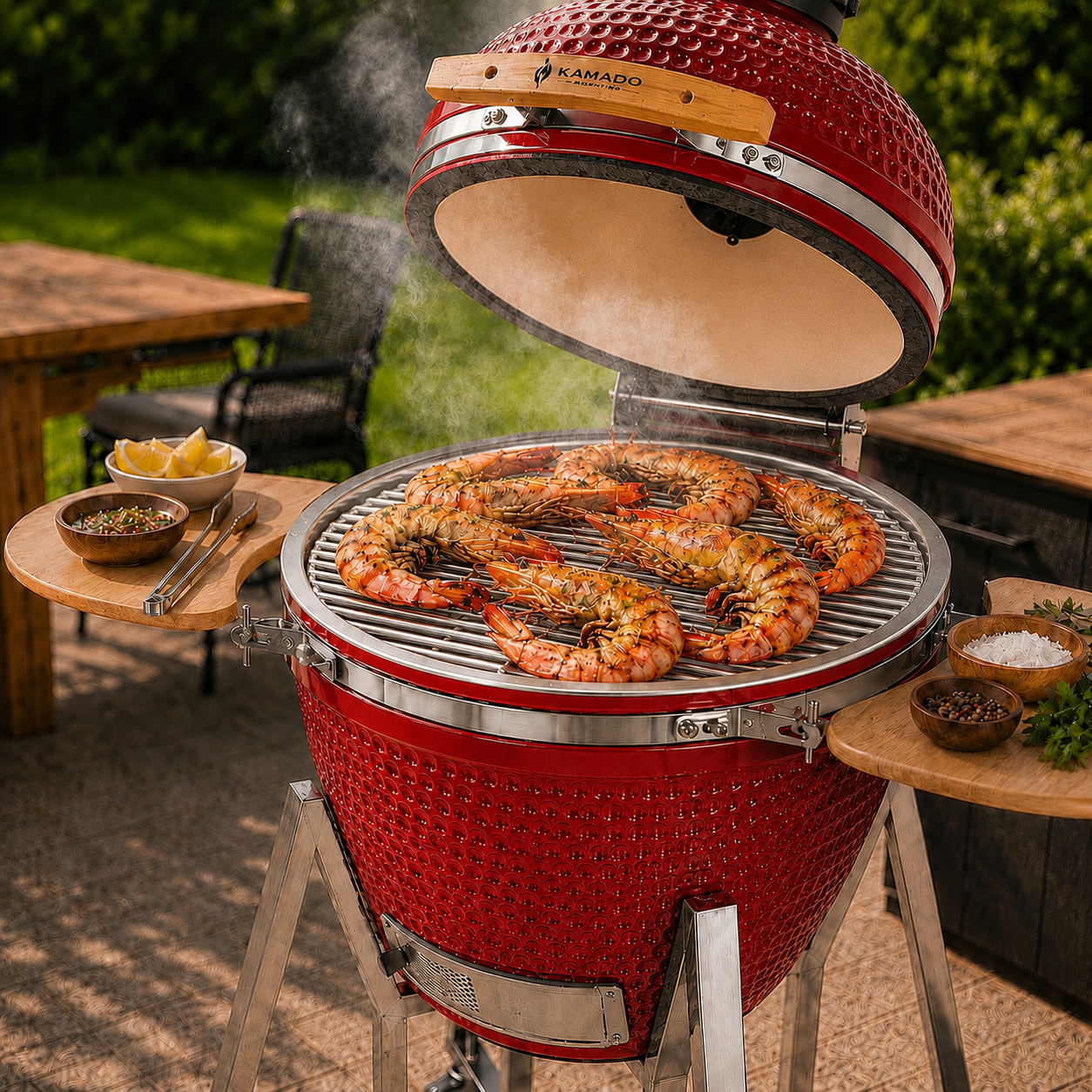 Churrasqueira Kamado Grande 21 polegadas - Frete Grátis* - Pronta Entrega