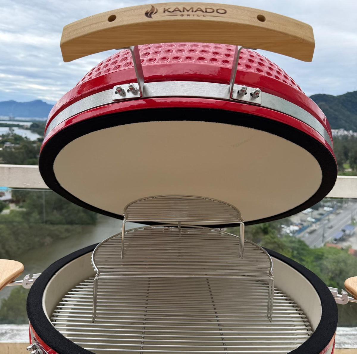 Grelha expansora para Kamado Pequena 16" e Média 18"