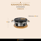 Churrasqueira Kamado Hibachi