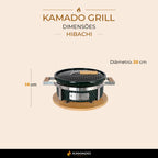 Churrasqueira Kamado Hibachi