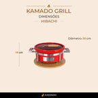 Churrasqueira Kamado Hibachi