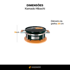 Churrasqueira Kamado Hibachi - Frete Grátis* - Pronta Entrega