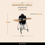 Churrasqueira Kamado Média 18"