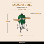 Churrasqueira Kamado Média 18"