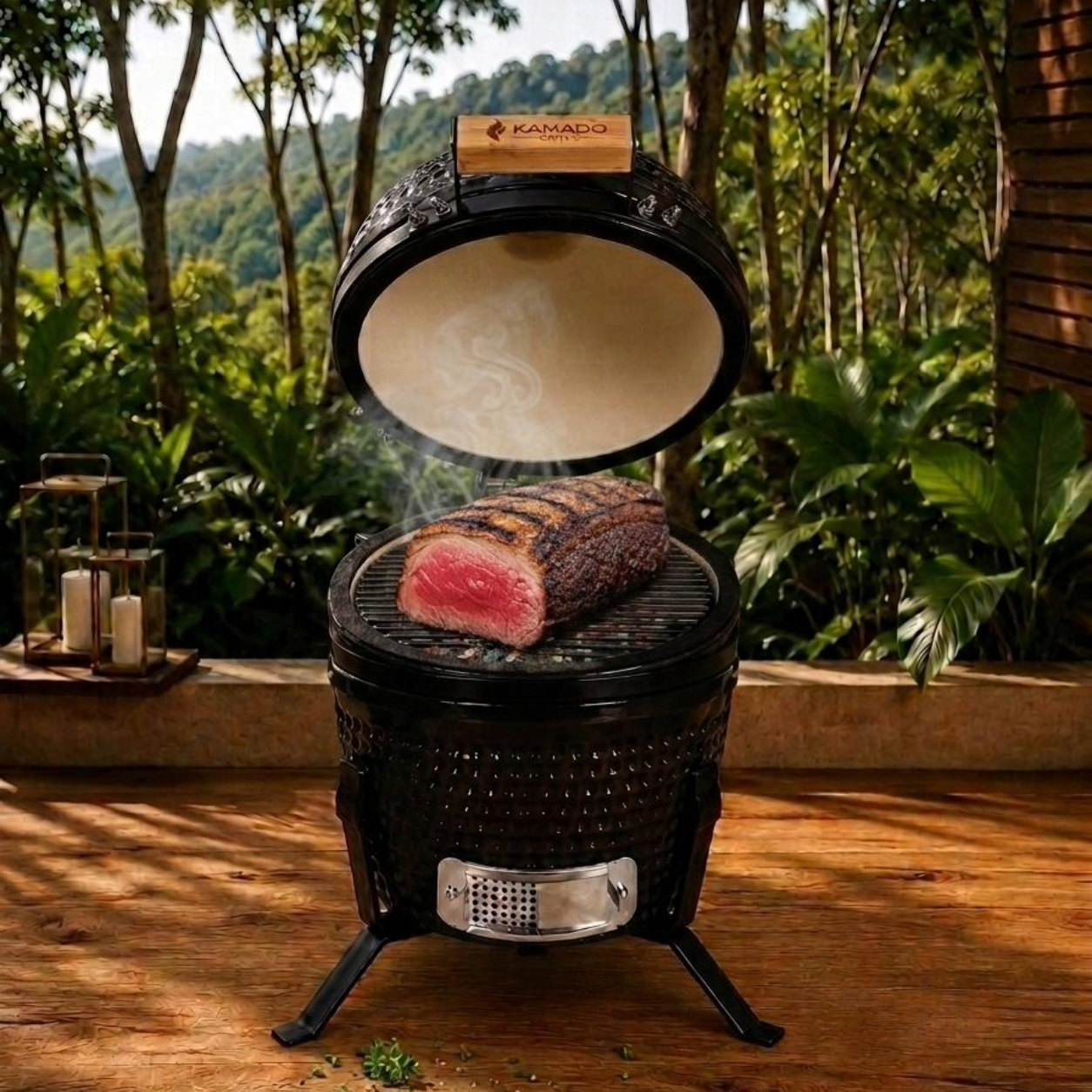 Churrasqueira Kamado Mini 13 polegadas - Frete Grátis* - Pronta Entrega