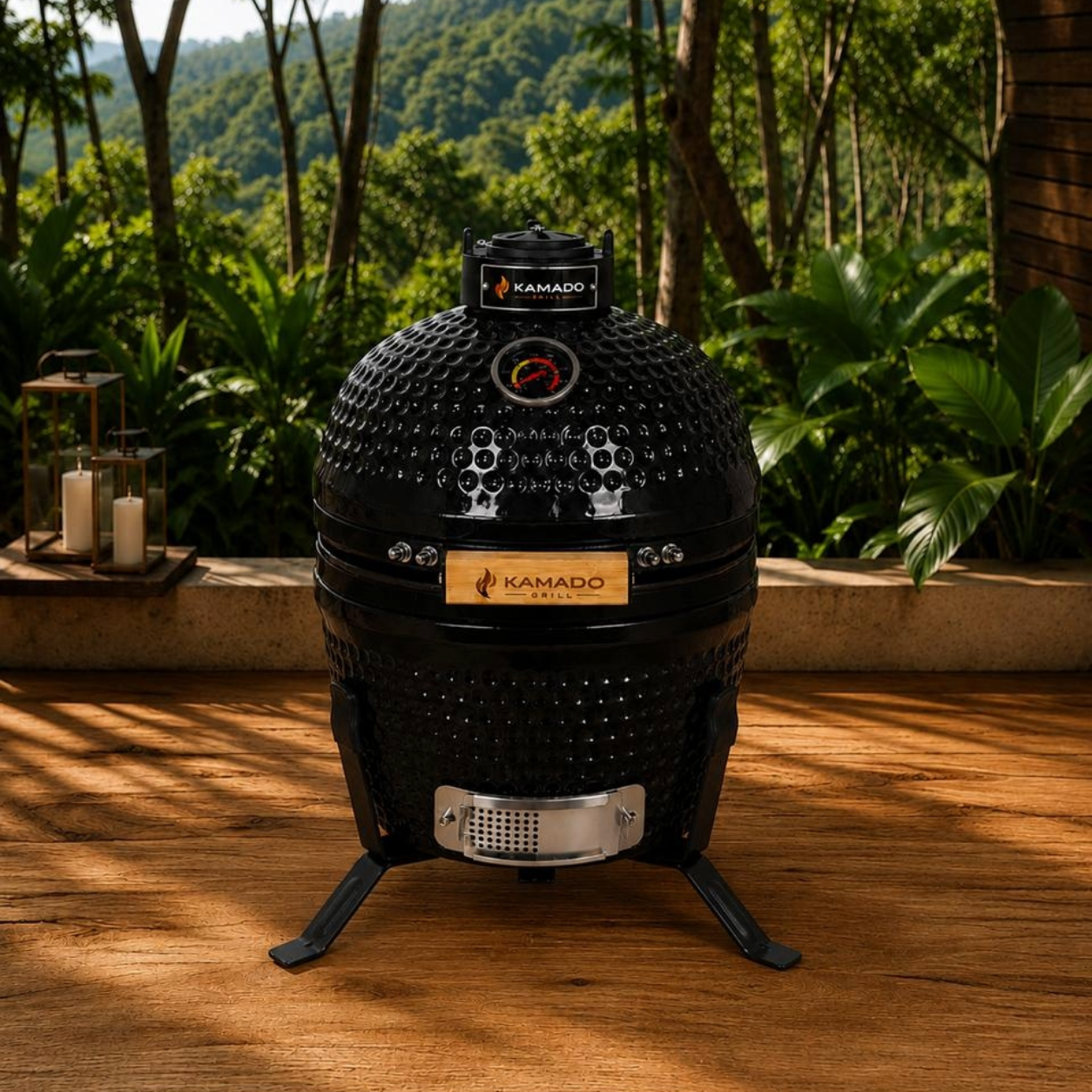 Churrasqueira Kamado Grill Mini Preta
