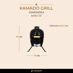 Churrasqueira Kamado Mini 13"