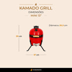 Churrasqueira Kamado Mini 13"