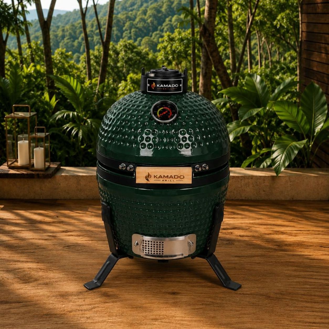 Churrasqueira Kamado Grill Mini Verde
