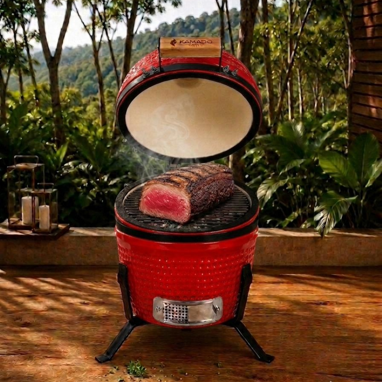Churrasqueira Kamado Mini 13 polegadas - Frete Grátis* - Pronta Entrega