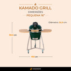 Churrasqueira Kamado Pequena 16"