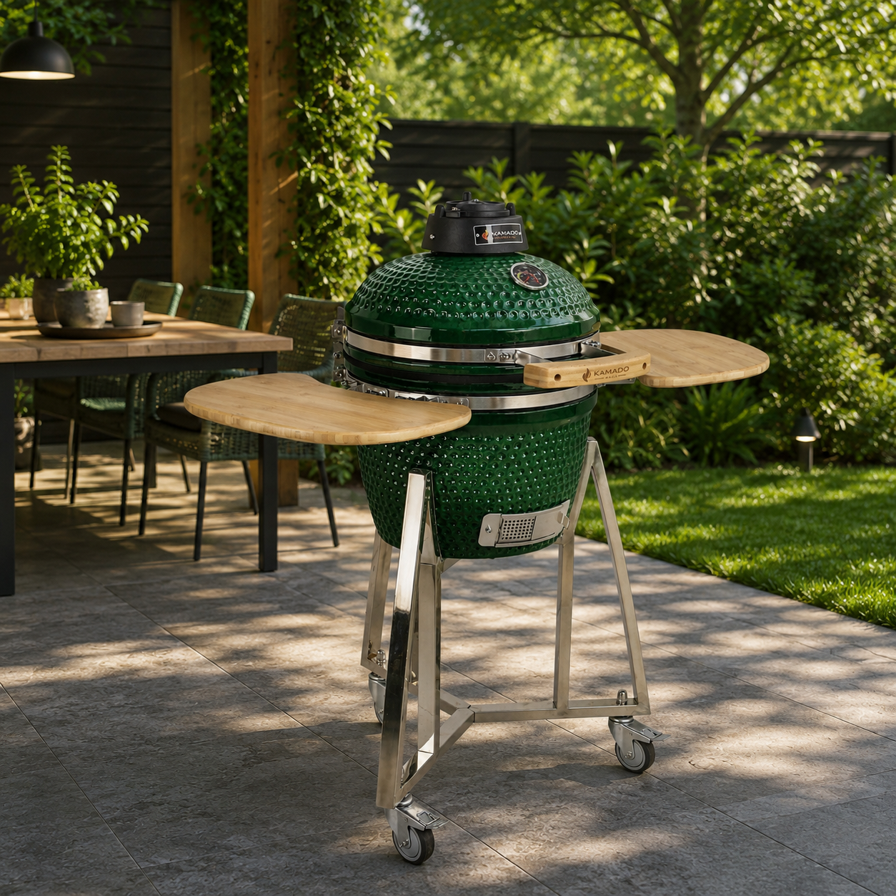 Churrasqueira Kamado Grill Pequena Verde