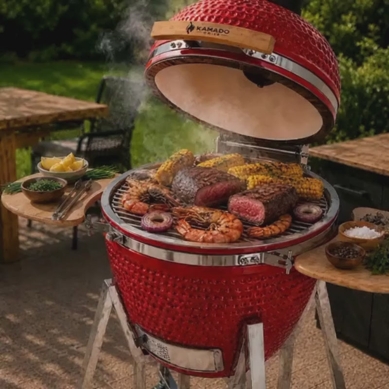 Churrasqueira Kamado Grande 21 polegadas - Frete Grátis* - Pronta Entrega