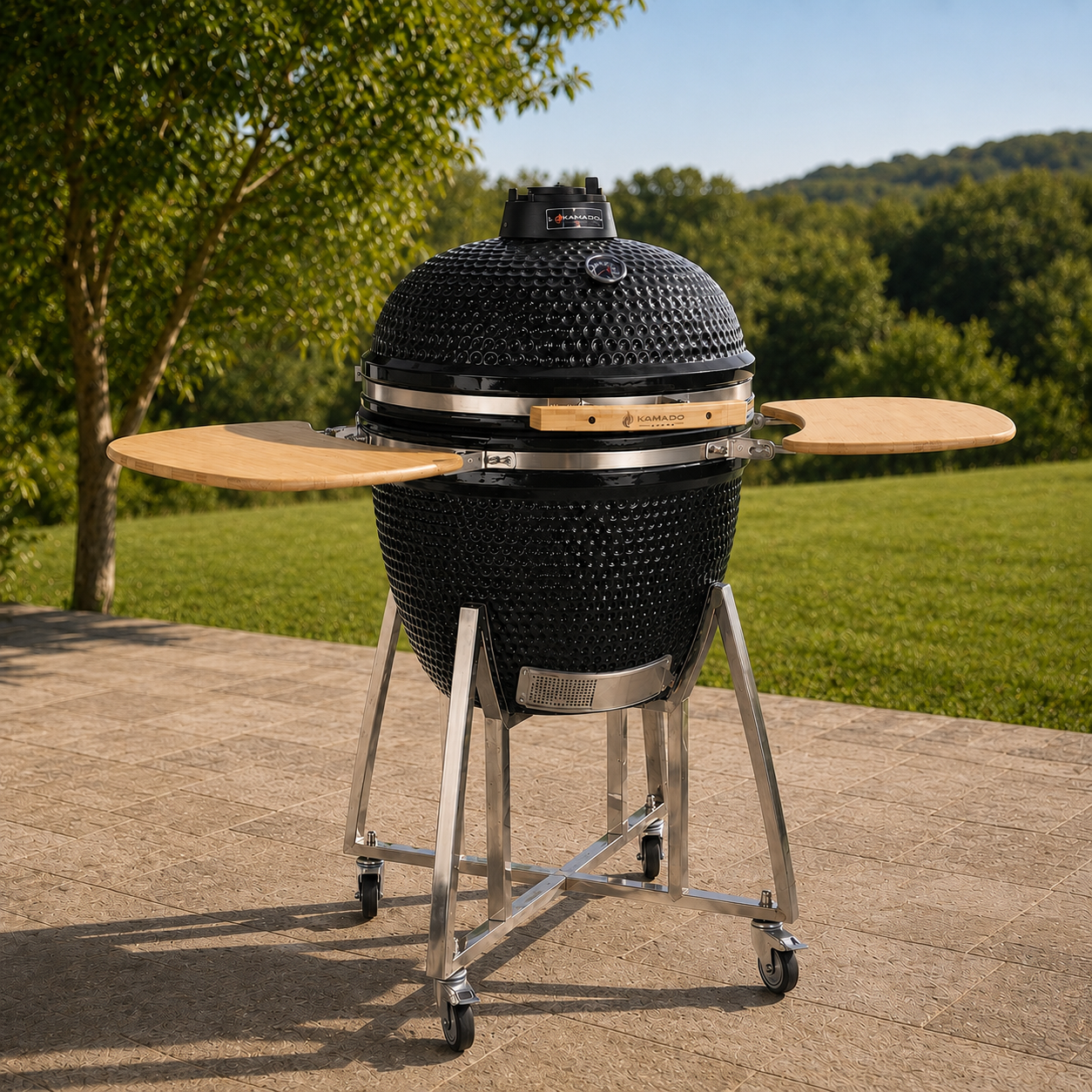 Churrasqueira Kamado Grill Super Preta