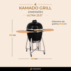 Churrasqueira Kamado Ultra 23.5 polegadas - Frete Grátis* - Pronta Entrega